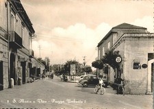 da1116 cartolina s.maria a vico piazza umberto I provincia di caserta bella!