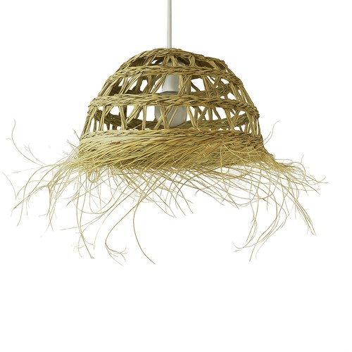 Lampada boho sospesa foglia - sospesa, in