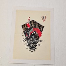 Poster originale Biscottini Bertani di Ferrari Novara anni 20