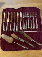 Set posate argento 800