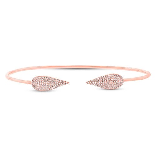 Diamante pave pera polsino - pave,