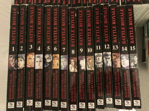 Battle royale manga serie - battle,