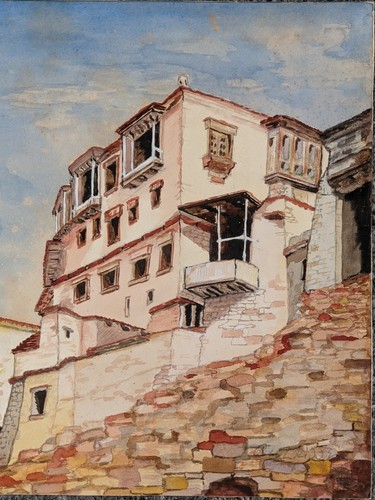Quadro acquerello vintage