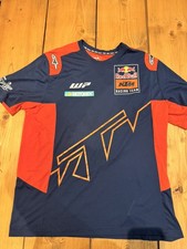 T-shirt maglietta uomo Red Bull Racing Team KTM Alpinestars Motorex Race taglia XL