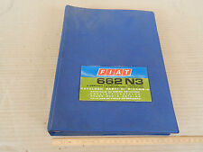 CATALOGO PARTI DI RICAMBIO ORIGINALE CAMION FIAT 662 N3 1974