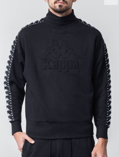 Felpa kappa nera autentica - kappa,