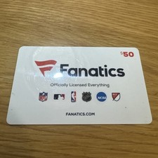 $50 Fanatics Gift Card NFL MLB