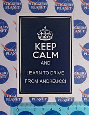 ADESIVO VINTAGE STICKER AUTOCOLLANT AUFKLEBER AUTO TUNING KEEP CALM & DRIVE