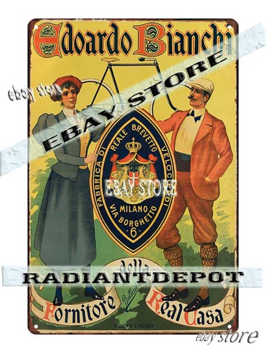 Insegna latta 1900 edoardo - latta,