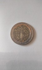 Moneta da 2 euro Francia 2001 rara errori di conio