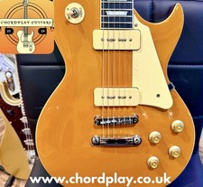 ?COME NUOVA? Chitarra Harley Benton SC-450 P90 GT Classic Series~ 'Les Paul Gold Top'!