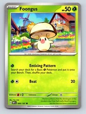 Foongus HP 50 Enticing Pattern Ability Rarity Green Pokémon