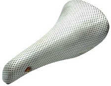 Sella Cinelli Volare SLX in pelle bianca traforata vintage made in Italy