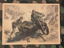 RARA cartolina tedesca WW2