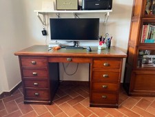 Scrivania Modernariato Vintage legno Massello