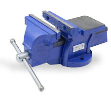 Morsa Da Banco Base Girevole Apertura 125mm Fissa in Ghisa con Incudine