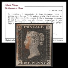1840 Gran Bretagna Penny Black