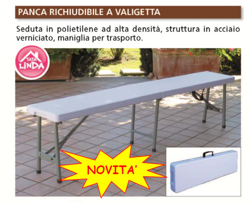 Panchina panca richiudibile - panchina,
