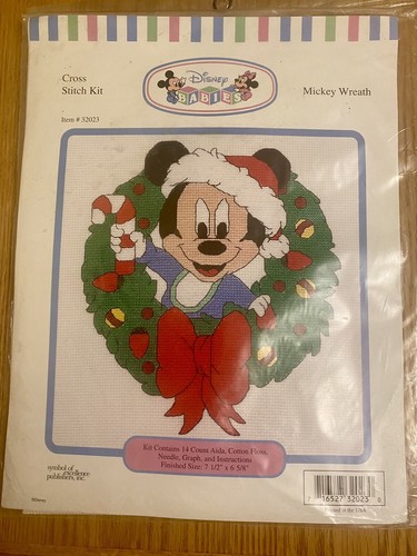 Kit punto croce - bambini, disney