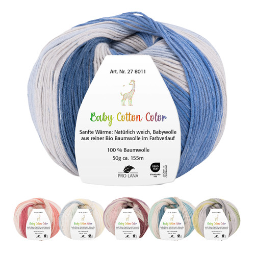 Pro lana baby cotton color - lana,