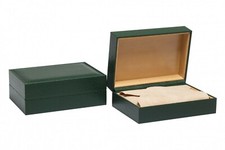 Scatola Per Orologi Verde Elegante Legno Antigraffio Watch Box Stile Vintage