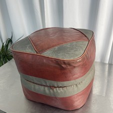 Pouf poggiapiedi vintage cubo