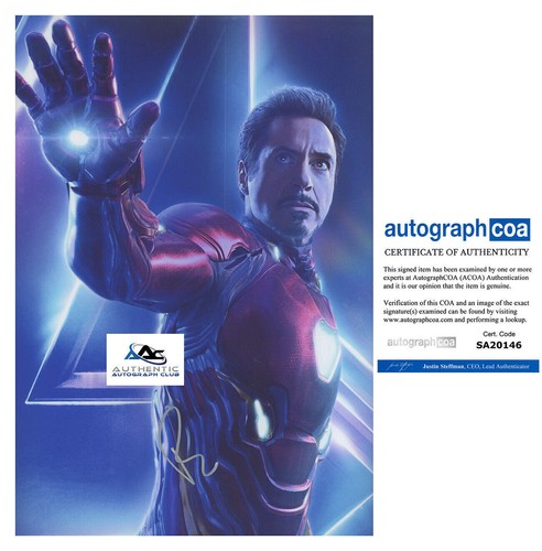 Robert downey autograph - robert, jr