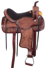 Sella western in pelle a botte