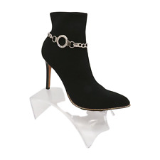 Donna Metallo Argento Stivale