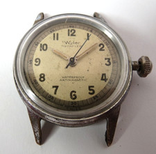 OROLOGIO DA POLSO MILITARE VINTAGE SVIZZERO DA UOMO WYLER INCAFLEX 17'J FUNZIONANTE