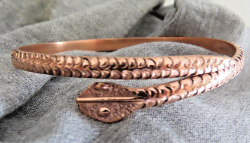 Bracciale rame testa di - bracciale,