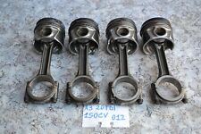 AUDI A3 2.0 TDI 150CV 012 KIT 4 PISTONI + BIELLE SIGLA MOTORE CRBC RICAMBI AUTO