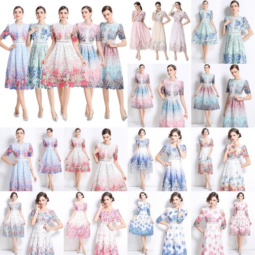 Abito donna vintage stampa