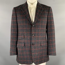 BRIONI Regular Grigio Rosso
