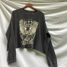 T-shirt Zutter nera ritagliata