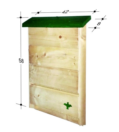 Bat box artigianale abete - bat,