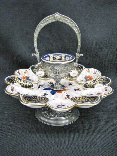 Imari servizio uova olive - servizio,