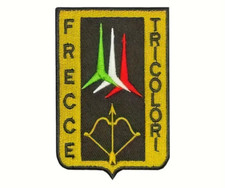 PATCH TOPPA RICAMATA FRECCE TRICOLORI TERMOADESIVA 6 x 9cm Per T-shirt o Giacca