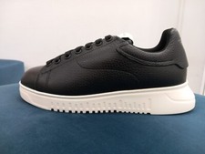 EMPORIO ARMANI scarpe sneakers uomo - art. X4X264-XF768-00002 - leather BLACK