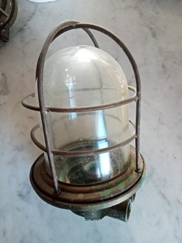 Lampada nave ottone - lampada,