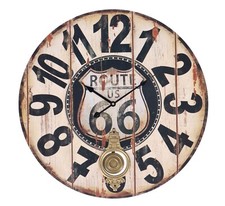 Orologio muro tondo pendolo