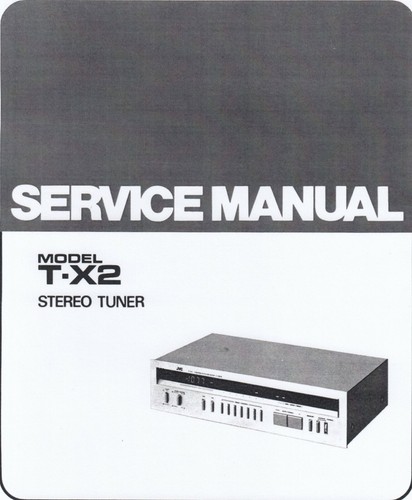 Manuale servizio per - per, jvc