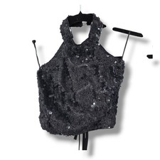 Miss Avenue Sequin Halter Top