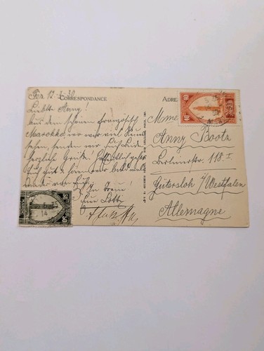 Cartolina marocco fez - marocco, 1930