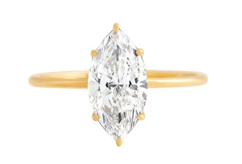 Anello moissanite marchesa