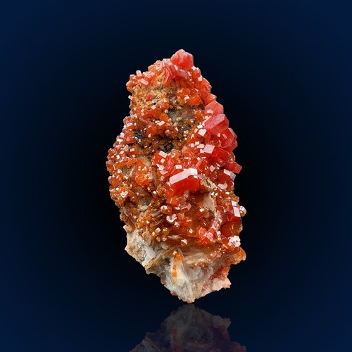 Vanadinite baryte morocco - baryte, |