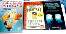 Lotto 3 libri crescita personale: Alimentazione Emotiva + Seghe mentali + 