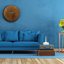 Orologio da parete in rame