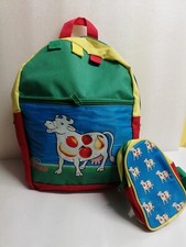 FRUTTOLO ZAINO ZAINETTO CM. 85 MUCCA NESTLÉ PUBBLICITÀ ANNI 80 VINTAGE GADGET