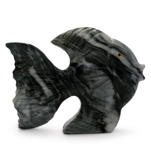 Scultura tavolo pesce marmo - da,